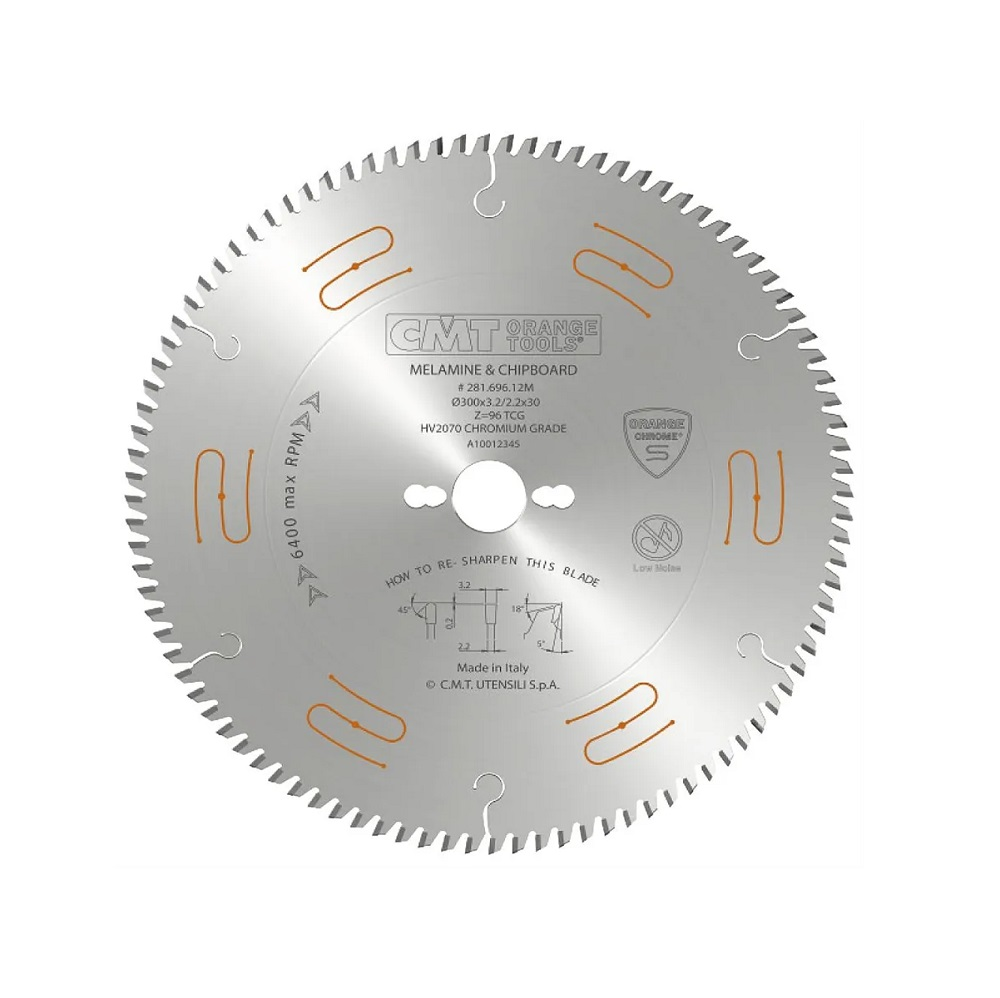 Cmt pilový kotouč na lamino, DTD a MDF D250x3,2 d30 mm Z80 HM C28168010M