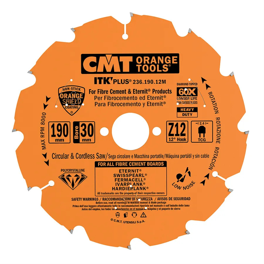 Cmt Diamantový pilový kotouč na cementotřískové desky - D160x2,2 d20 Z10 PKD C23616010H