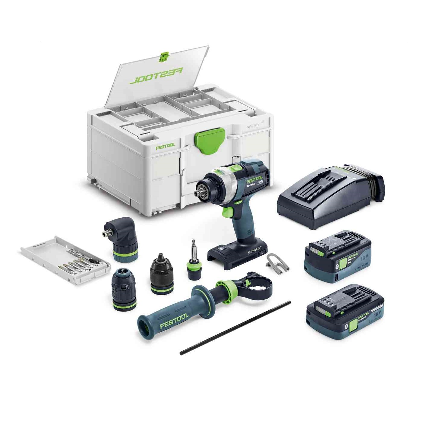 Festool Festool AKU příklepový vrtací šroubovák TPC 18/4 5,0/4,0 I-Set/XL 577622