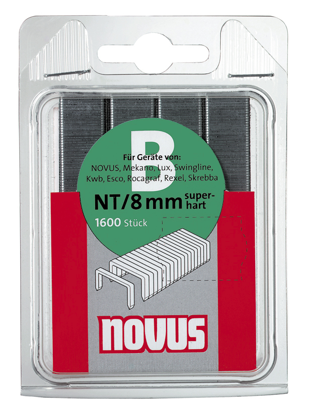 Novus sponky NT/10 mm B - 800 ks 042-0364