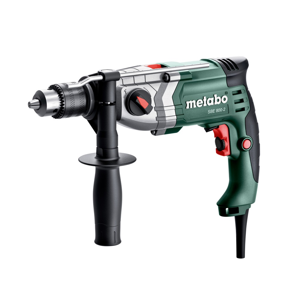 Metabo příklepová vrtačka SBE 800-2 v plastovém kufru 601744510