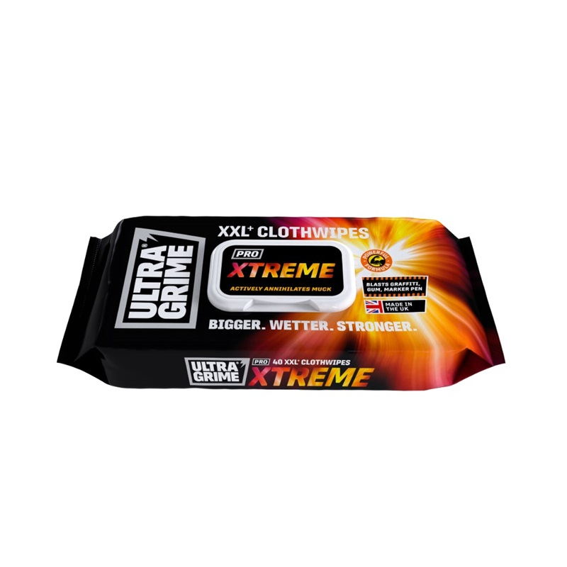Ultragrime profi čisticí ubrousky Pro Xtreme XXL - 40 ks 5910
