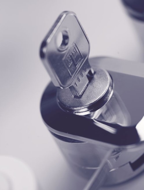 Hk Hk zámek na sklo 322 pro dvě křídla L00050