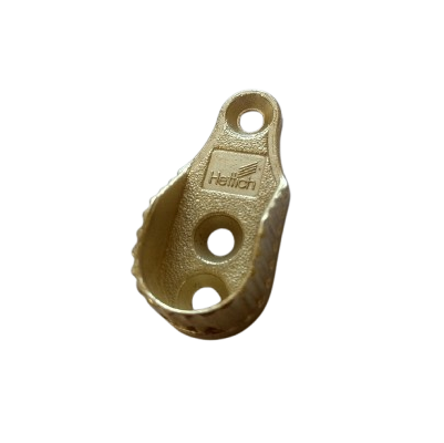 Hettich Hettich nosič šatní tyče SL 322, oválný, zinek žlutý 70665