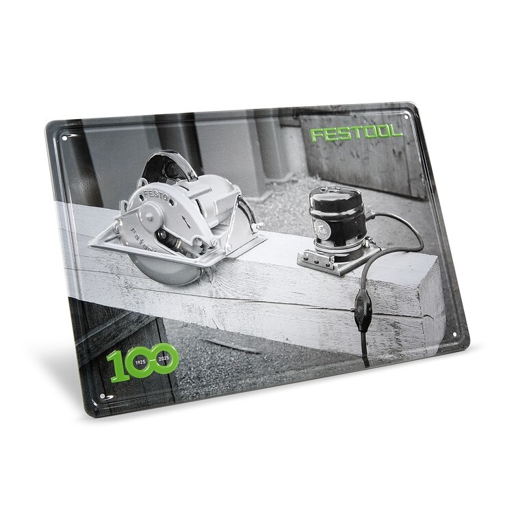 Festool Festool výroční plechová cedule s retro nářadím 100 let MES-FT1 100Y 578400