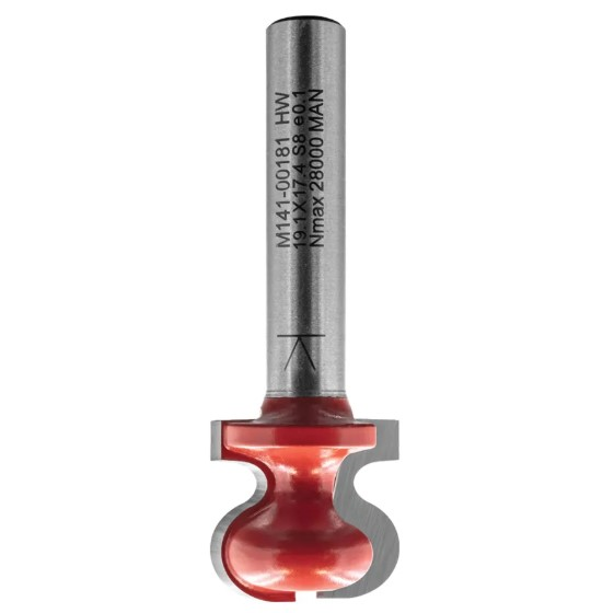 Igm M141 Fréza na rukojeti - R2,4-4,8 D19,05x17,46 L57 S=8 HW M141-00181