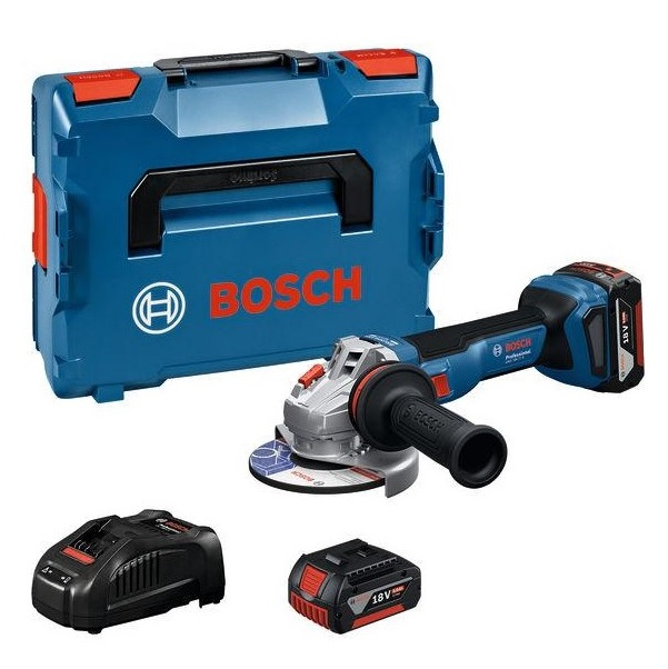 Bosch Bosch AKU úhlová bruska GWS 18V-11 S, 2x18V/5Ah v L-Boxxu 136 06019N4002