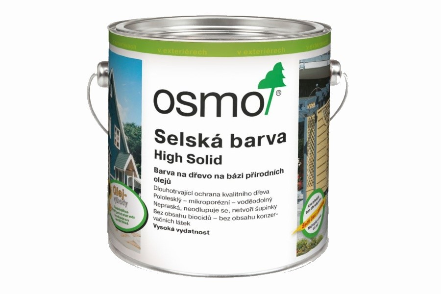 Osmo selská barva 2716 antracitově šedá RAL 7016 krycí - 2,5l 11000158