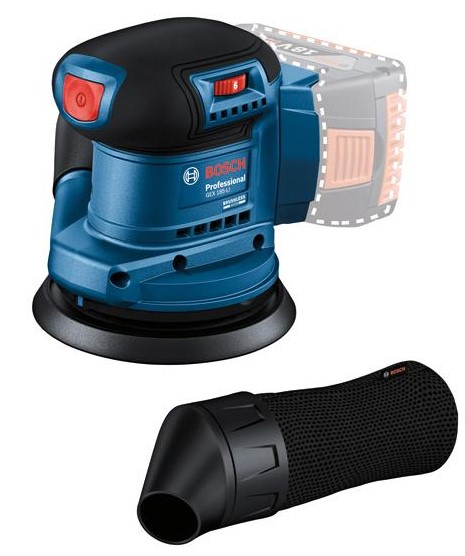 Bosch Bosch AKU excentrická bruska GEX 185-LI, bez aku v L-Boxxu 06013A5000