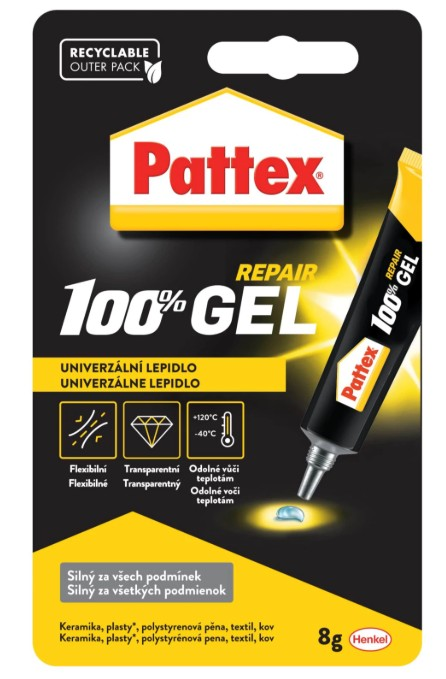 Henkel Pattex univerzální lepidlo 100 % gel Repair 8g 2900649
