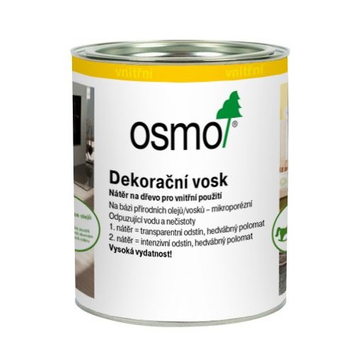 Osmo Dekorační vosk transparentní - 0,375l buk lehce pařený 3102 10100812