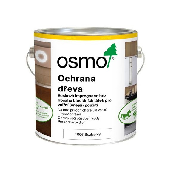Osmo Ochrana dřeva 4006 - vosková impregnace na nábytek 2,5l 12300002