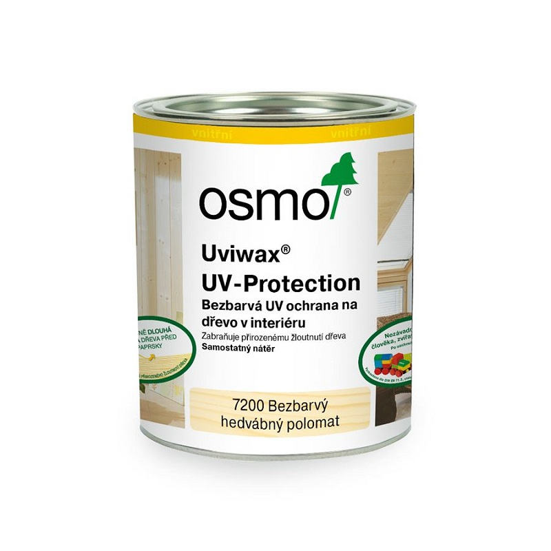 Osmo Uviwax 7200 - UV ochrana - na nábytek, stěny a strop 0,75l 13200051