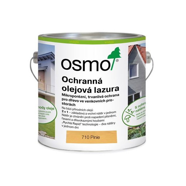 Osmo Ochranná olejová lazúra na drevo - 2,5l pínie 710 12100096