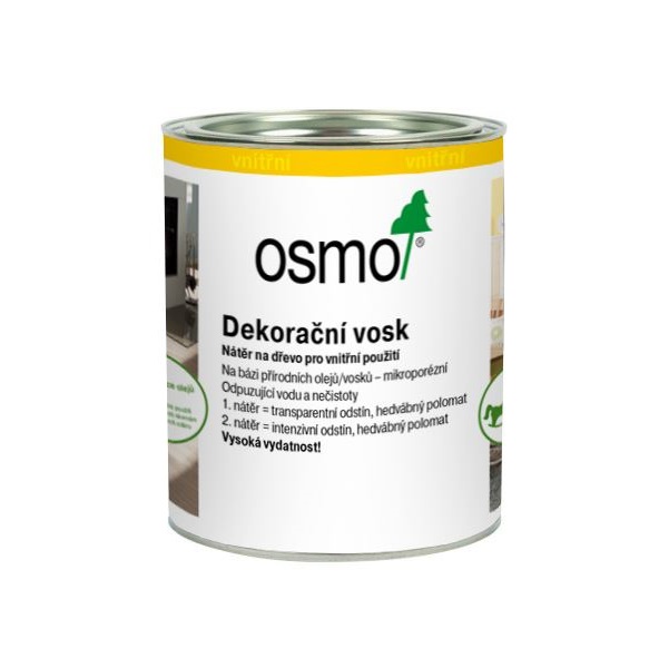 Osmo Dekorační vosk Creativ - 0,375l červená (RAL 3000) 3104 10100830