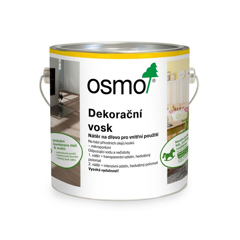 Osmo Dekorační vosk transparentní - 2,5l koňak 3143 10100273