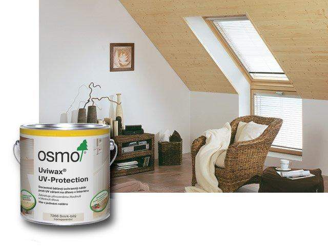 Osmo Uviwax 7266 - UV ochrana - na nábytek, stěny a strop 2,5l bílý smrk transparentní 7266 13200136