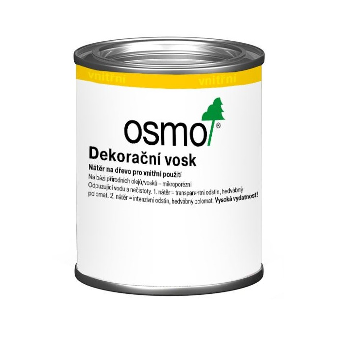 Osmo Dekorační vosk transparentní - 0,125l bílá 3111 10100092