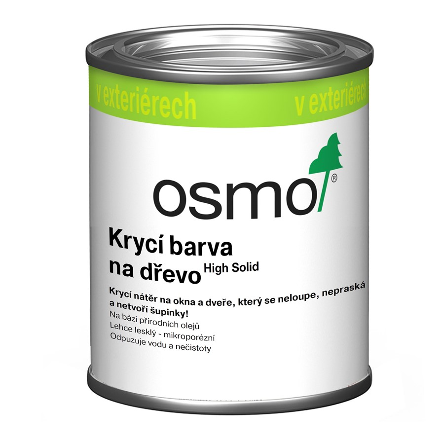 Osmo barva na dřevo 2104 bílá krycí - 0,125l 11200050