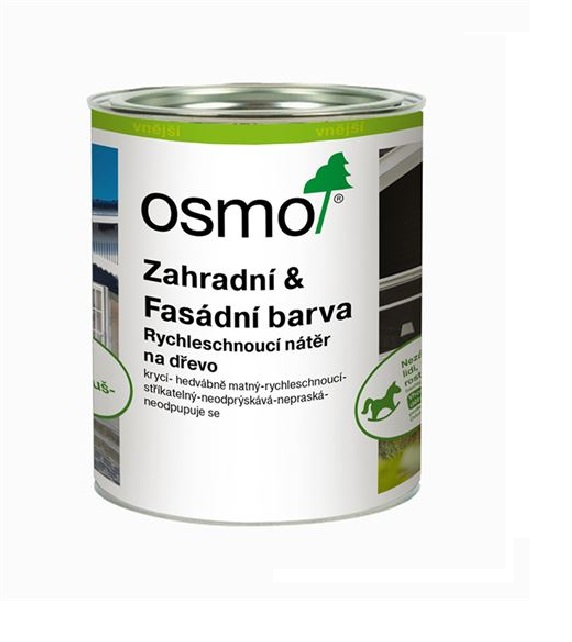 Osmo zahradní a fasádní barva 7716 Antracitově šedá (RAL 7016) - 0,75l 13100332