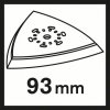 160173|||Obrázek 2  Bosch AVZ 93 G - STARLOCK, brusná deska 93mm