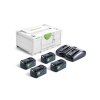 Hlavní obrázek Festool napájecí sada SYS 18V 4x5,0/TCL 6 DUO