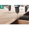 Obrázek 6  Wolfcraft Start-set TERASA-skryté spoje: vrt.a šroub.pomůcka, 50 spojek, 300 šroubů, držák bitů + Tx20