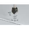 221534|||Obrázek 2  Festool Drážkovací fréza ve tvaru V, HW, stopka 8 mm HW S8 D18-90° (Alu)