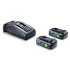 Festool napájecí sada 18V 2xTBX4/TCL6