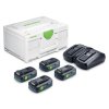 Festool napájecí sada SYS 18V 4xTBX4/TCL6DUO