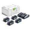 Festool napájecí sada SYS 18V 4xHP5,0/TCL6DUO