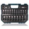 Makita D-74778 sada fréz S=8 mm v plastovém kufru - 22 ks