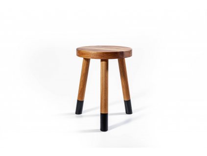 Trojnožka z dubového dřeva - Šimek interier