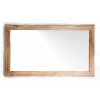 Nástěnné obdélníkové zrcadlo v dubovém rámu - Šimek interier
