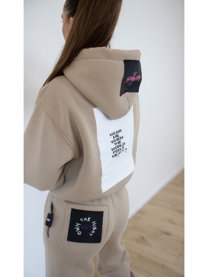 Tepláková súprava SIMUAH - krémová