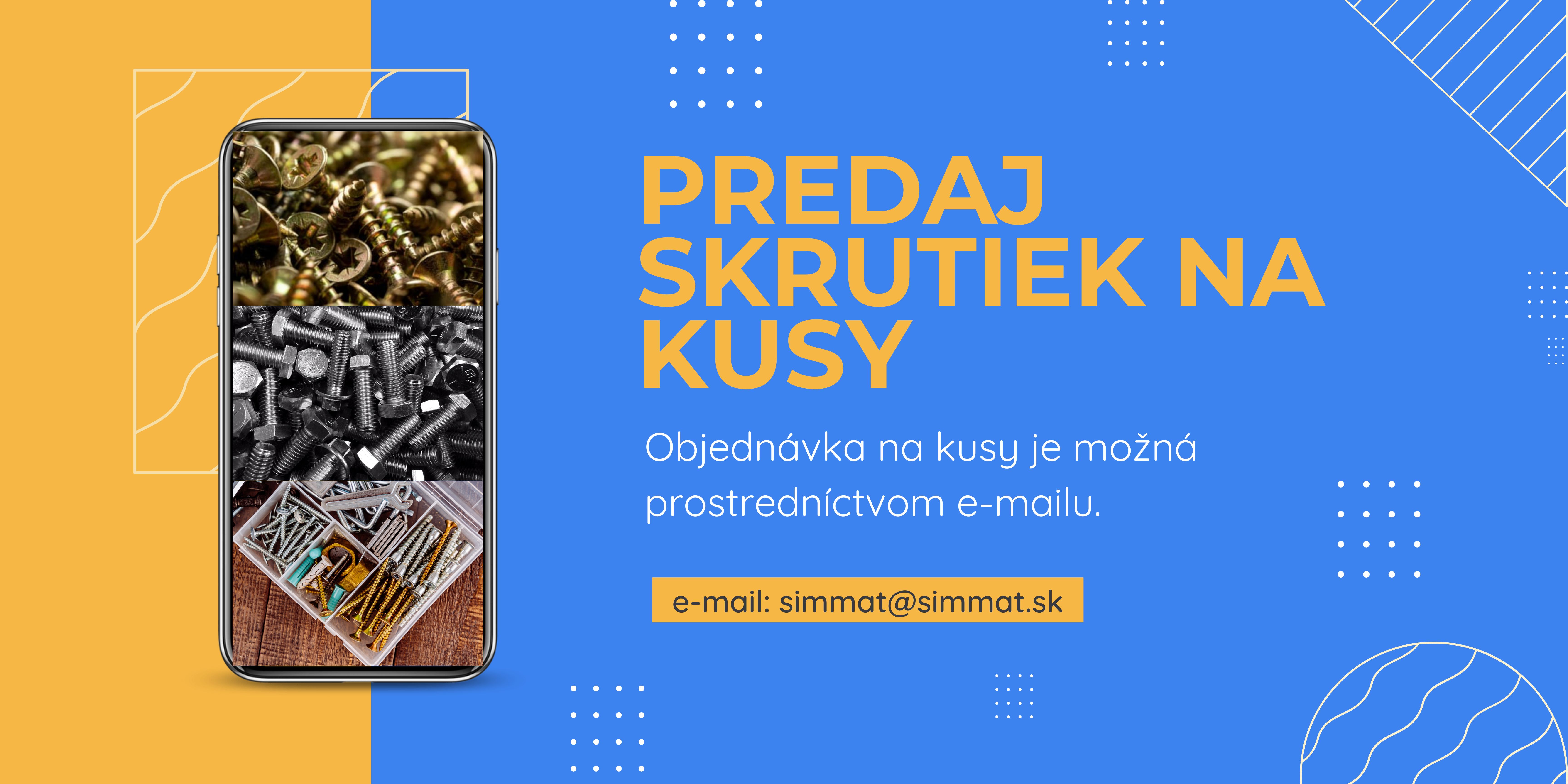 Predaj skrutiek na ks