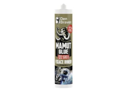Montážne lepidlo Den Braven MAMMUT GLUE Hight Tack 290 ml biela