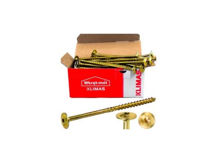 Vrúty/skrutky do dreva s tanierovou hlavou - WKCP 6x60 mm