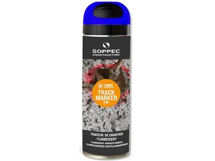 Značkovací fluorescenčný sprej SOPPEC modrý 500 ml
