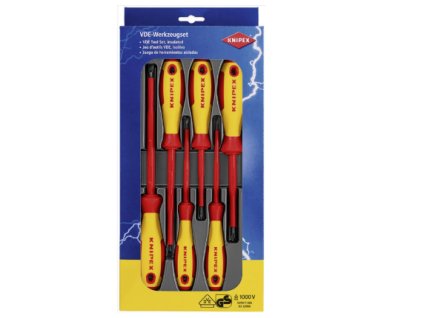 Sada skrutkovačov 6 diel VDE / 002012 V01 Knipex