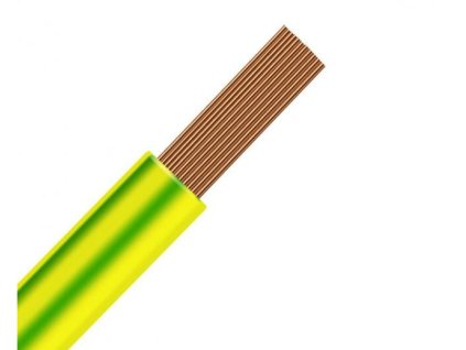 Vodič ohybný H07V-K 1x35 zelenožltý  PVC
