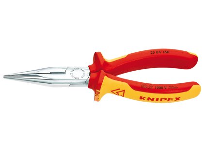 KNIPEX Kliešte pologulaté 160mm Cr VDE / 2506160