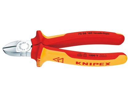 KNIPEX Kliešte štikacie bocné 140mm Cr / 7006140