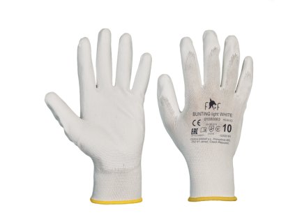Cerva FF BUNTING LIGHT rukavice biela- 10