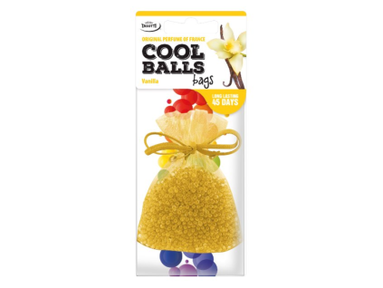 Vôňa do auta - COOL BALLS BAGS 25g / Vanilla