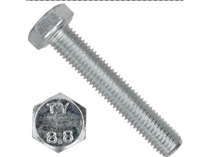 Skrutka M10x40 celozávit 8,8-DIN 933
