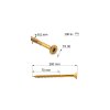 Vrúty / Skrutky do dreva so zapustenou hlavou - KMWHT 6x280 mm