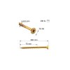 Vrúty / Skrutky do dreva so zapustenou hlavou - KMWHT 6x260 mm