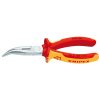 KNIPEX Kliešte pologulaté 160mm Cr VDE ohnuté / 2526160