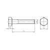 Skrutka M8x60 celozávit 8,8-DIN 933